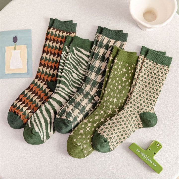 Olive Bloom Socks