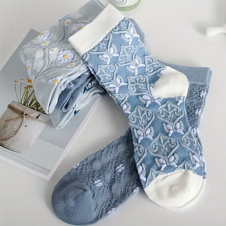 Olive Bloom Socks