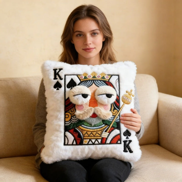 Poker Plush Pillow Cushion