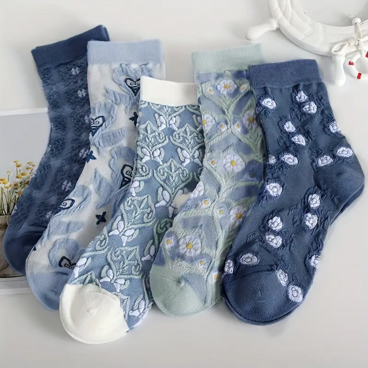Olive Bloom Socks