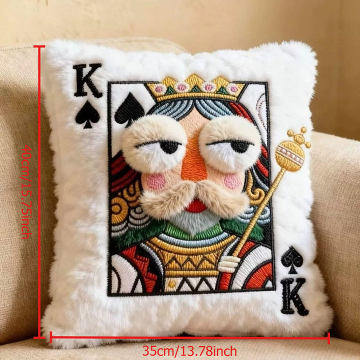 Poker Plush Pillow Cushion