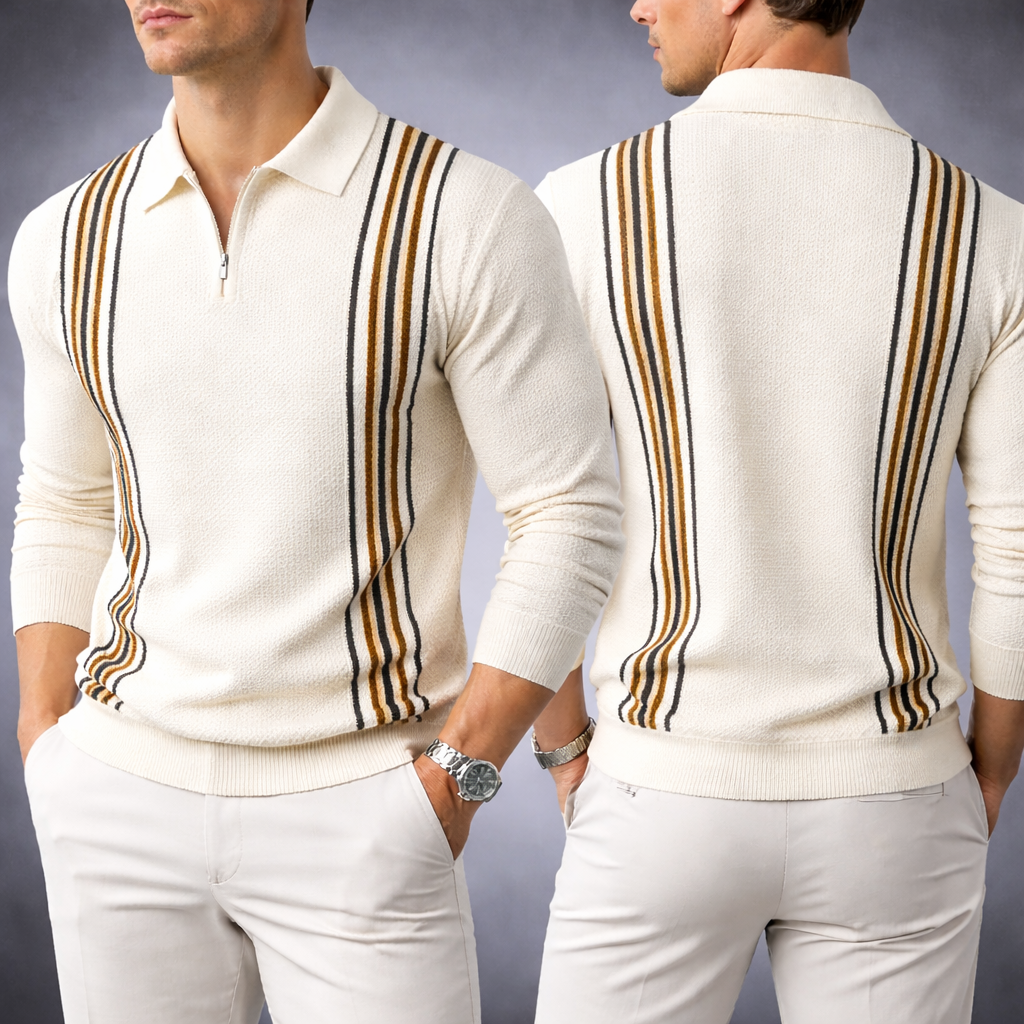 Verrando Zip Polo Sweater
