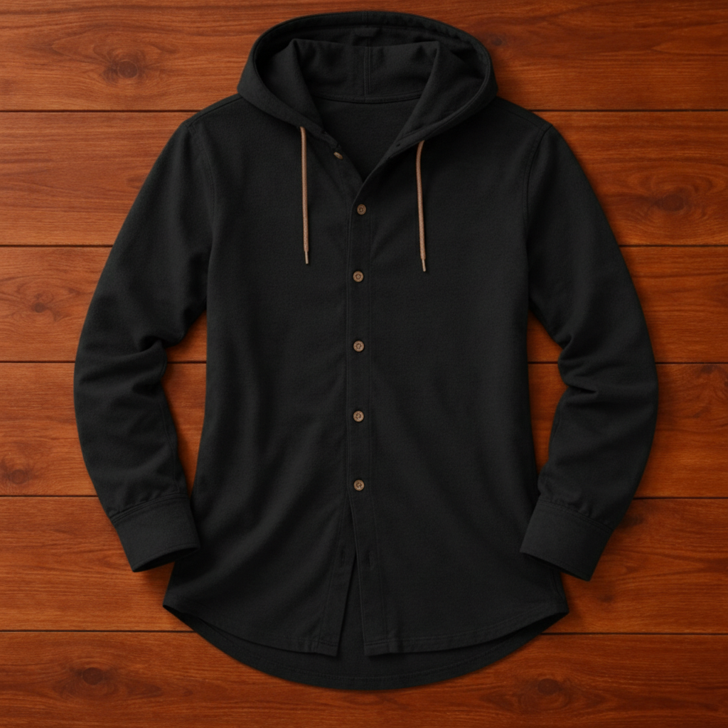 Valerio Button Hoodie