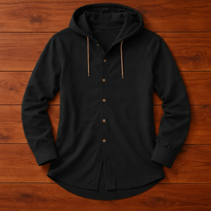 Valerio Button Hoodie