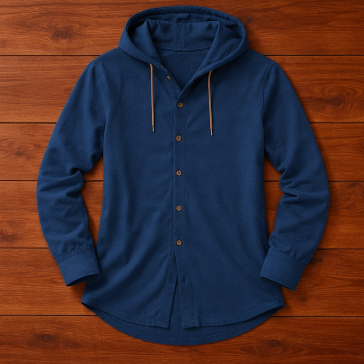 Valerio Button Hoodie