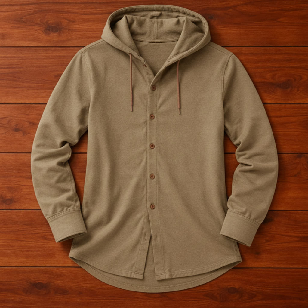 Valerio Button Hoodie