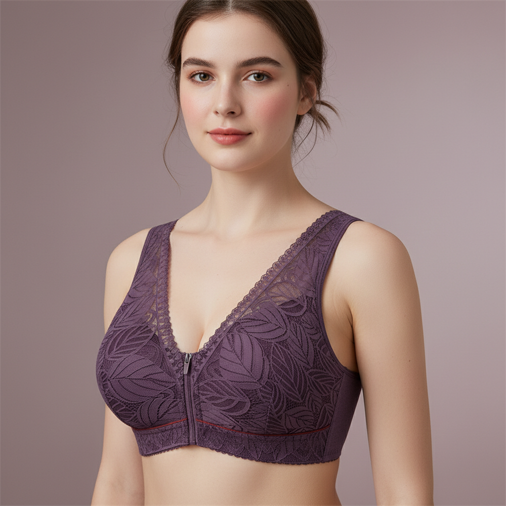 Sophie Front-Zip Bra