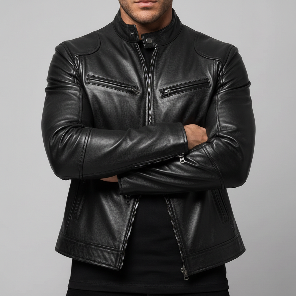 Nicandro Milano Leather Jacket