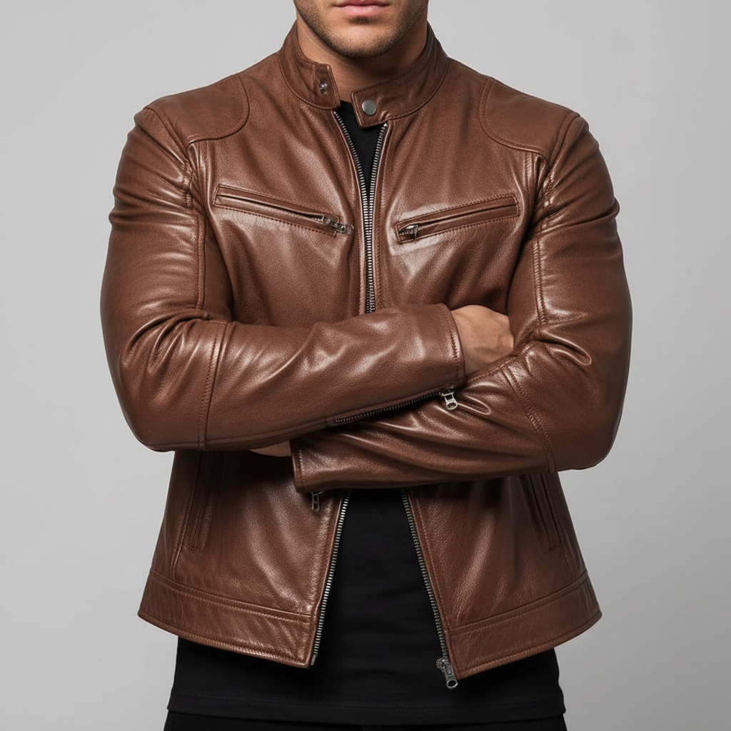 Nicandro Milano Leather Jacket
