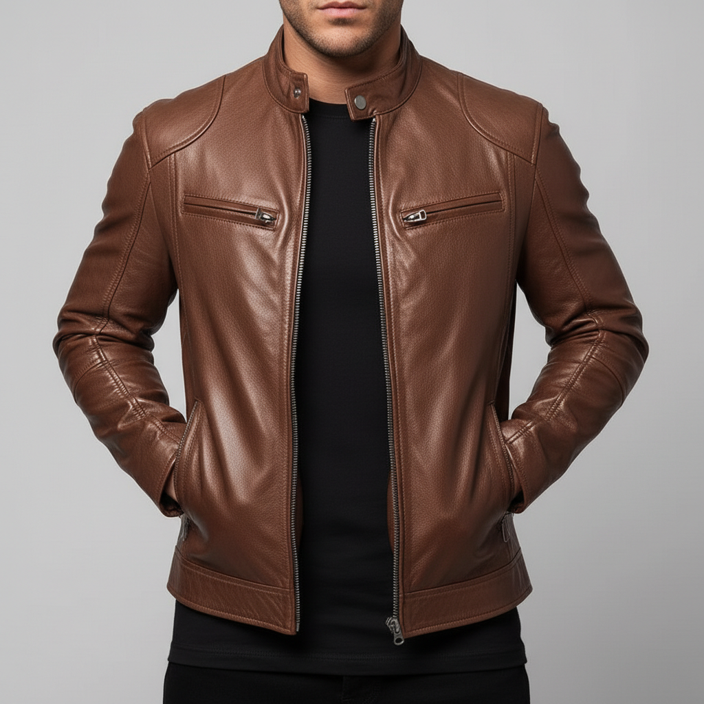 Nicandro Milano Leather Jacket