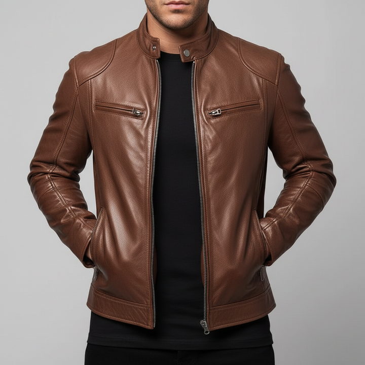Nicandro Milano Leather Jacket