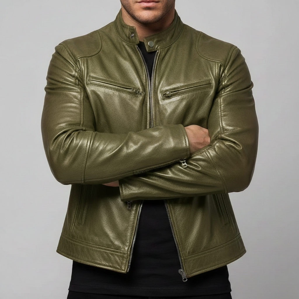 Nicandro Milano Leather Jacket