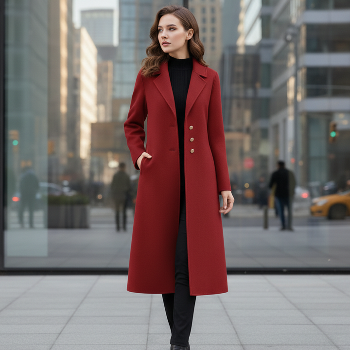 Serina Wool Long Coat