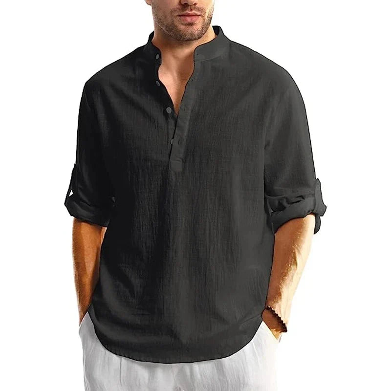 Cameron Linen Full sleeve Tshirt