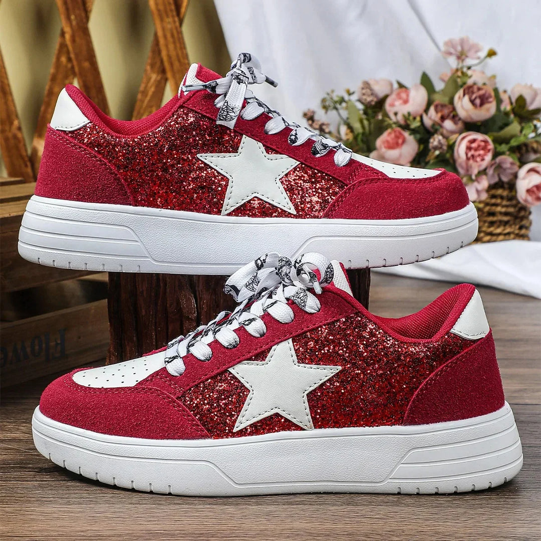 Rosie Star Glitter Sneakers