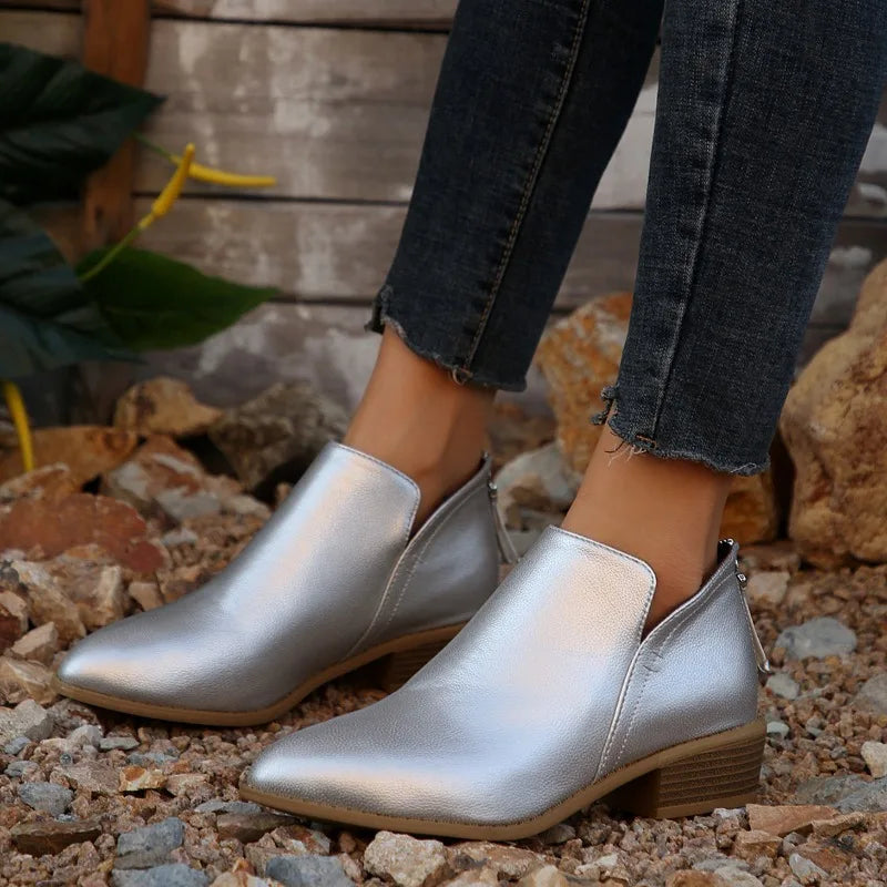 Elise Minimal Ankle Boots