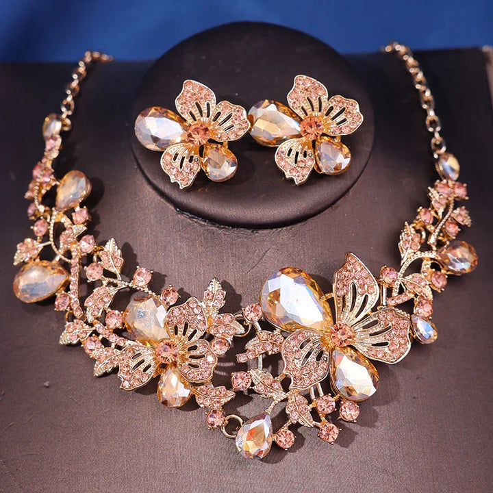 Celestia Floral Gem Necklace
