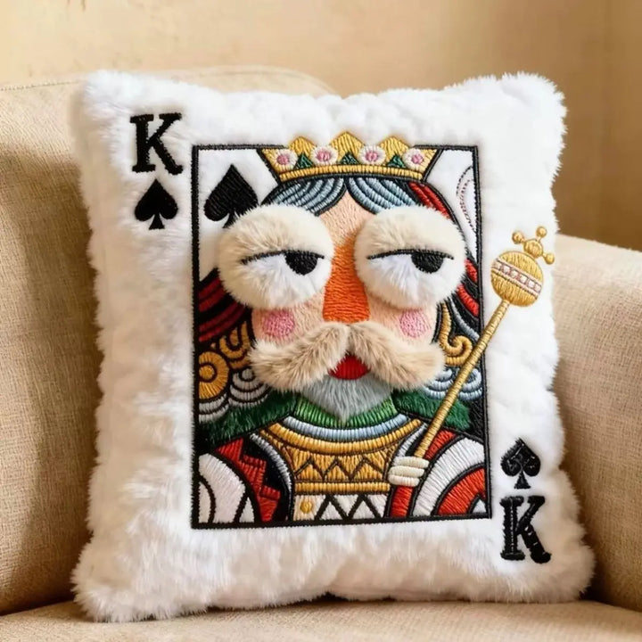Poker Plush Pillow Cushion