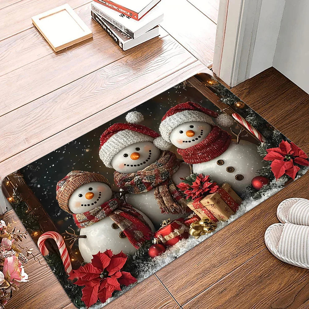 Snowman Welcome Mat