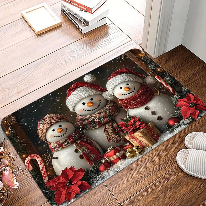 Snowman Welcome Mat