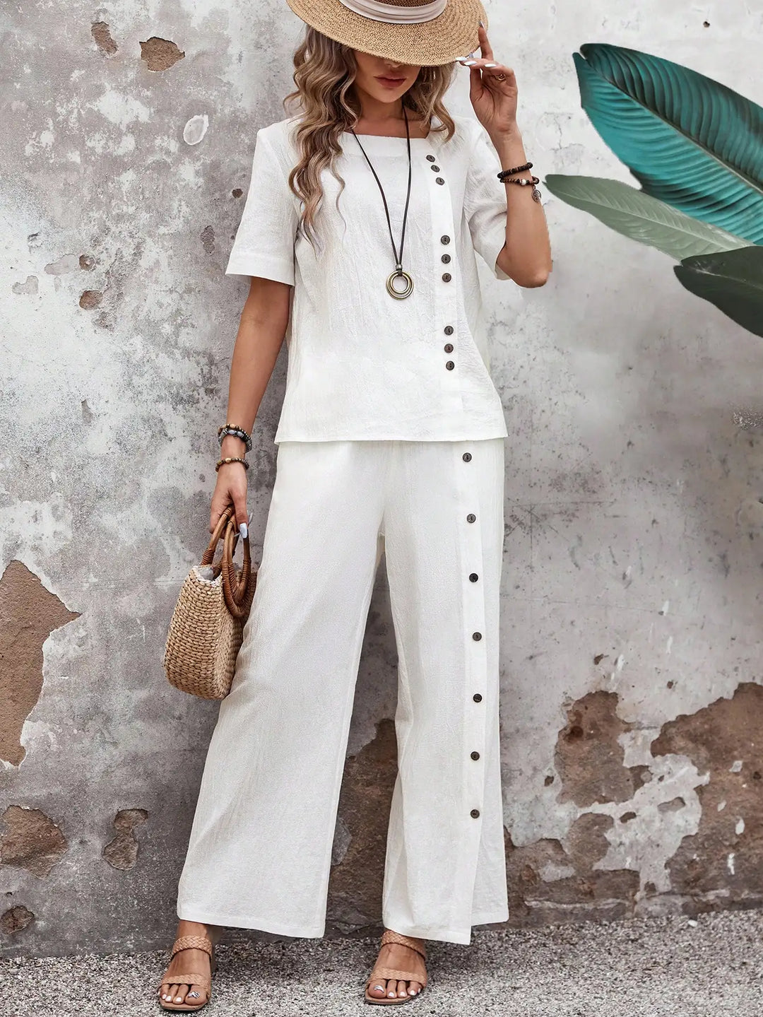 Verona Loose Linen Set