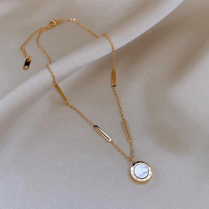 Selene Charm Link Necklace