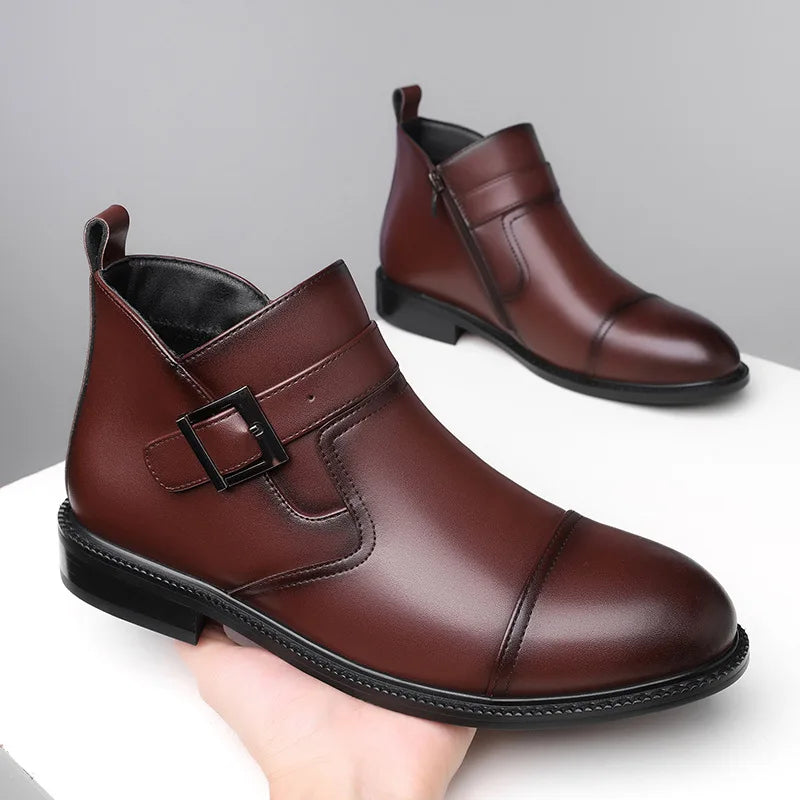 Charles Leather Chelsea Boots