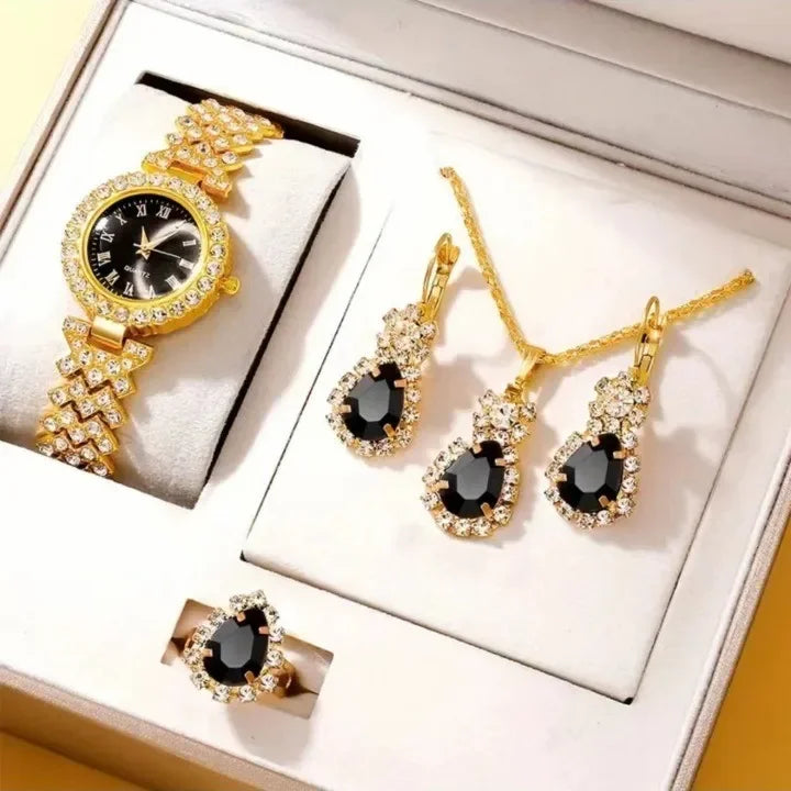 Melina Heart Watch Set
