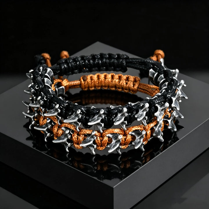 Remington Braided Spike Bracelet