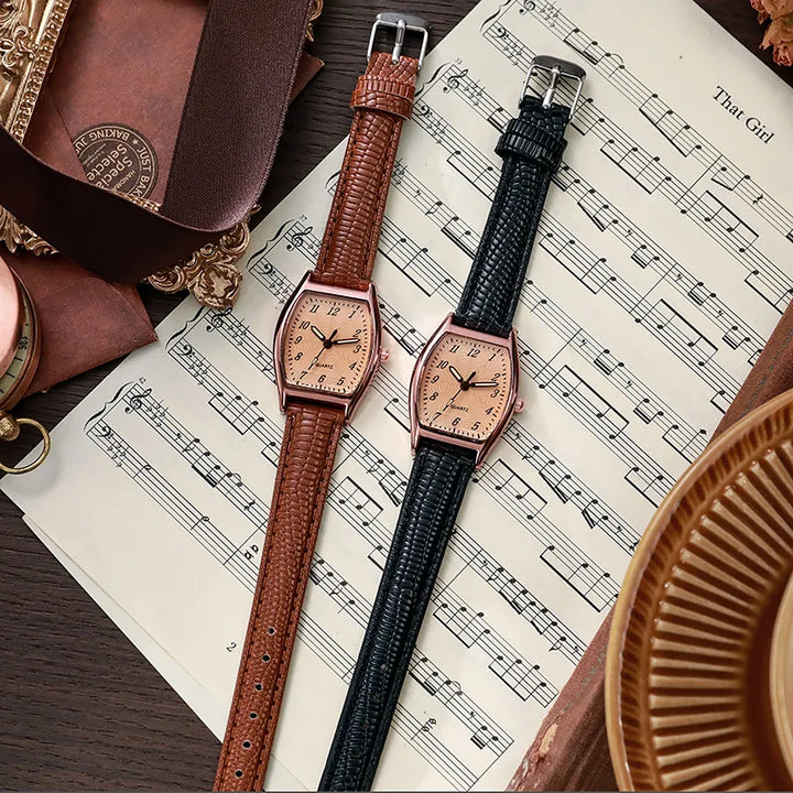 Renée Grace Leather Watch