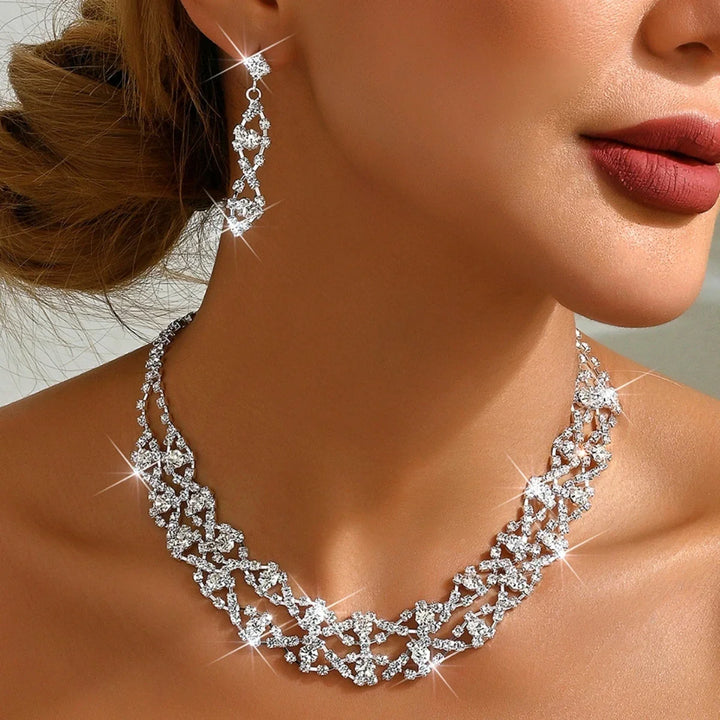 Renavia Crystal Necklace Set