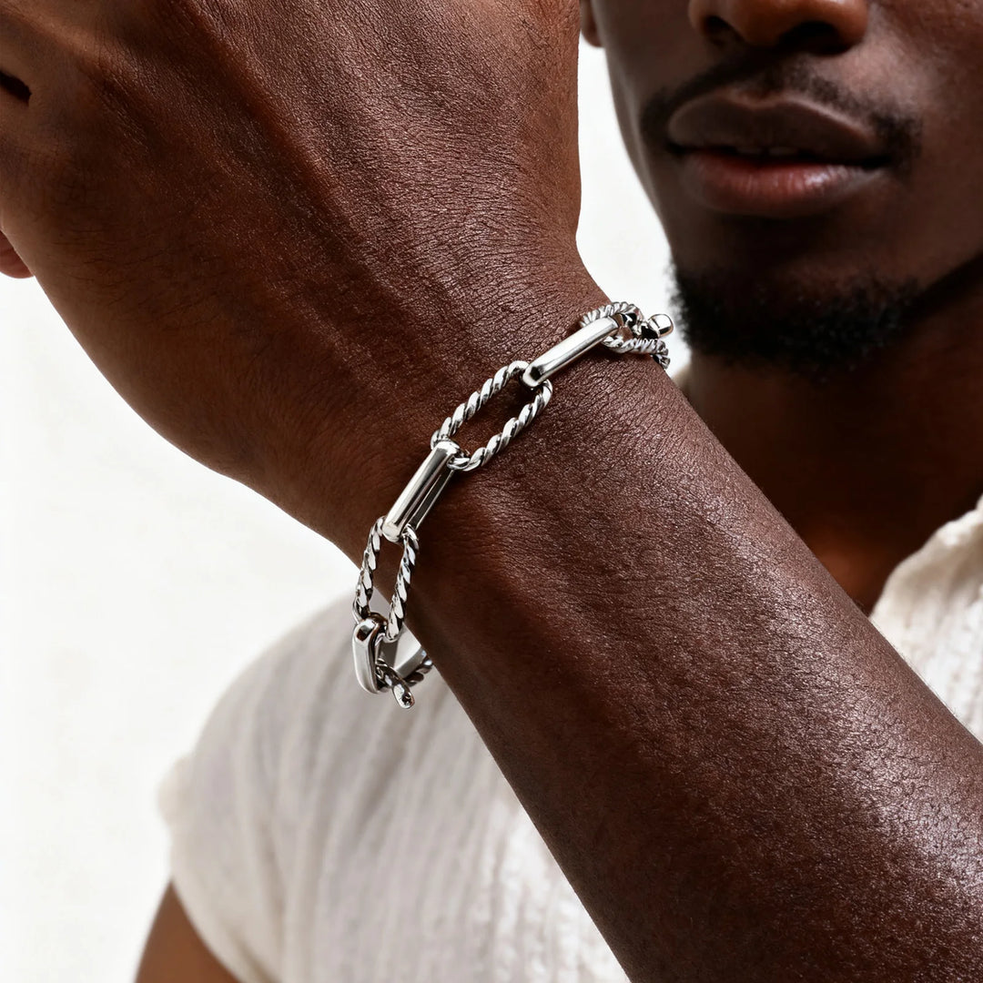 Weston Sterling Link Bracelet