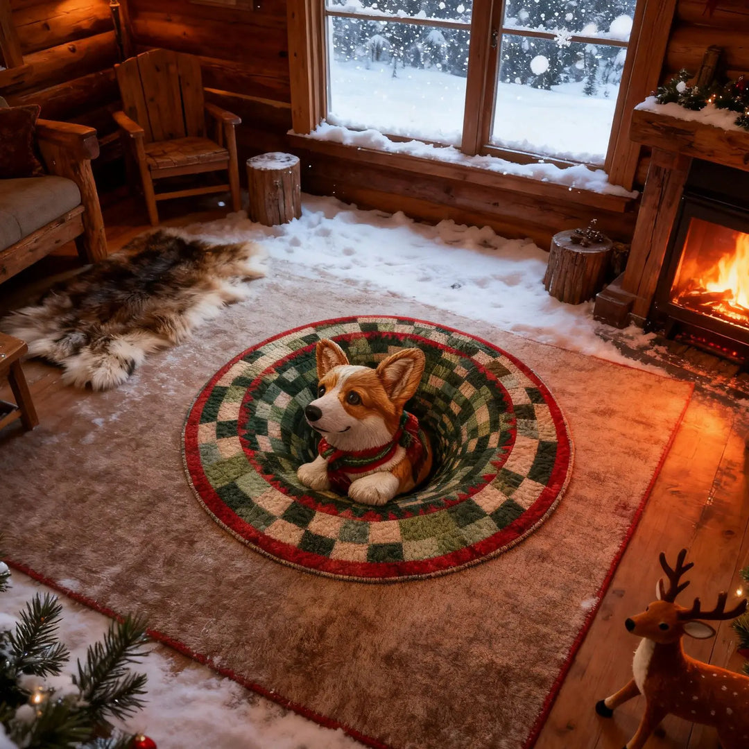 Santa Holiday Mat
