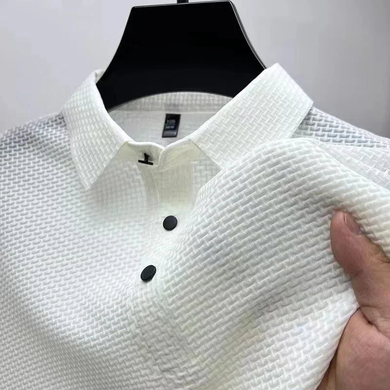 Colton Waffle Polo Tshirt