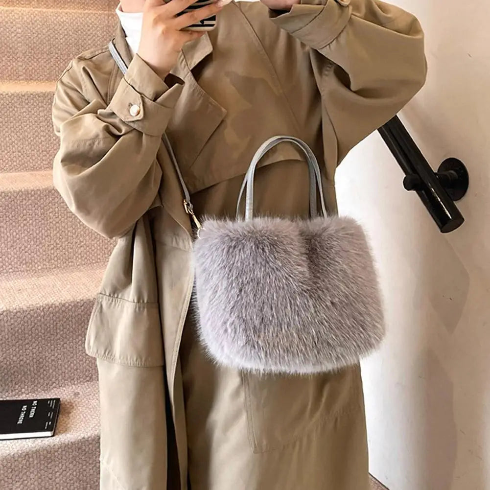 Maribel Soft Fur Shoulder Bag