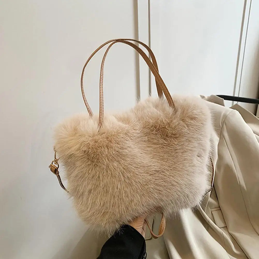 Maribel Soft Fur Shoulder Bag