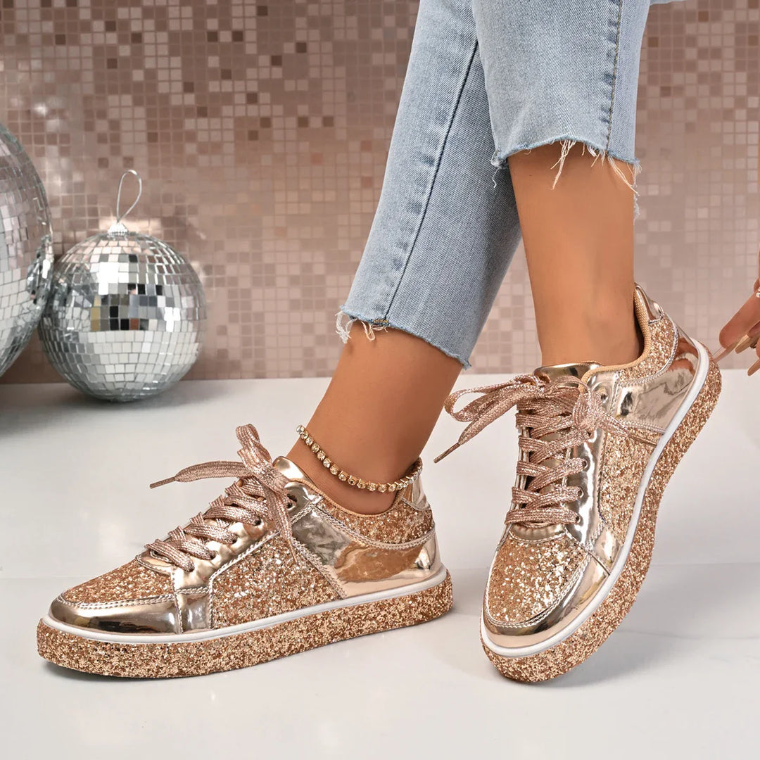 Stella Glitter Lace Sneakers