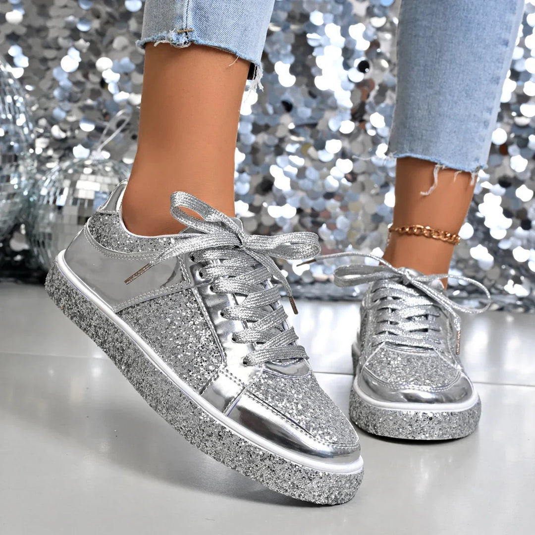 Stella Glitter Lace Sneakers