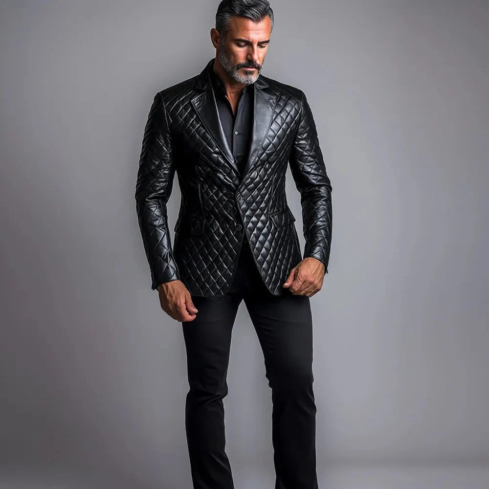 Morpheus Leather Blazer