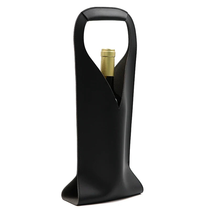 Vignette Leather Bottle Carrier