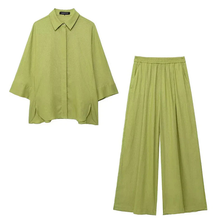 Sofia Relaxed Linen Set