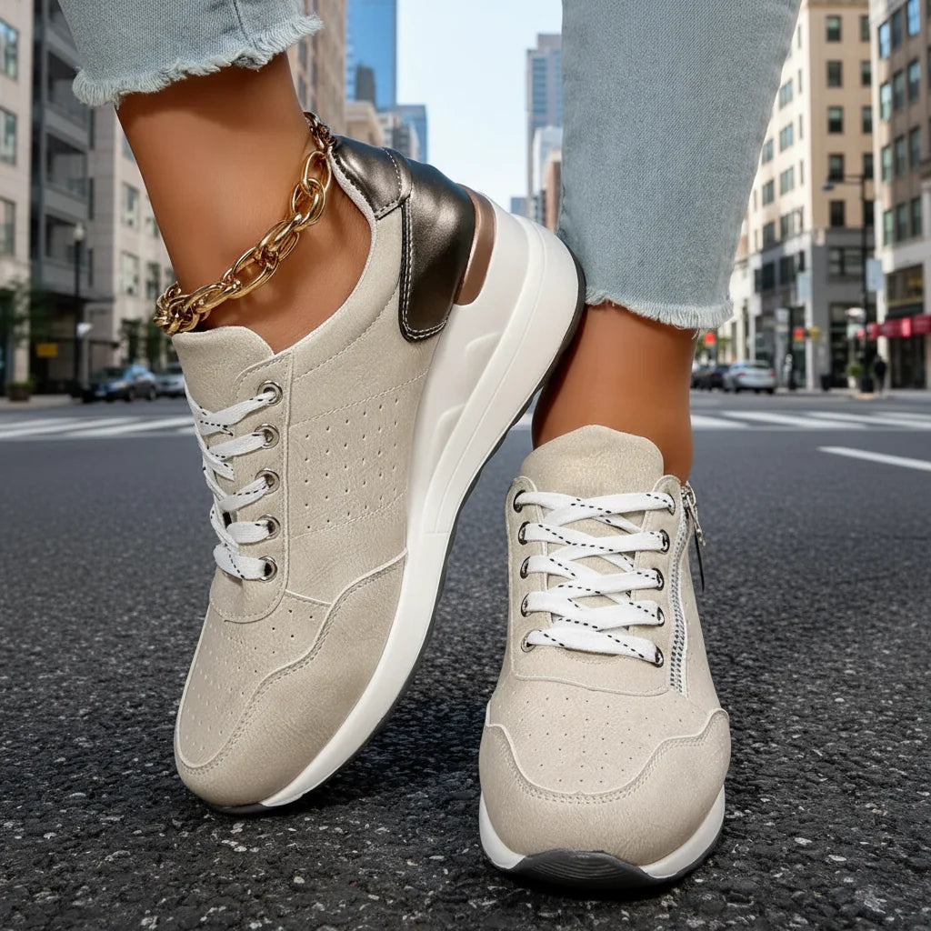 Elise Zip Street Sneakers