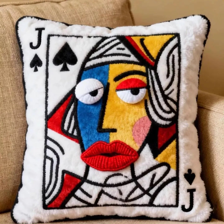 Poker Plush Pillow Cushion