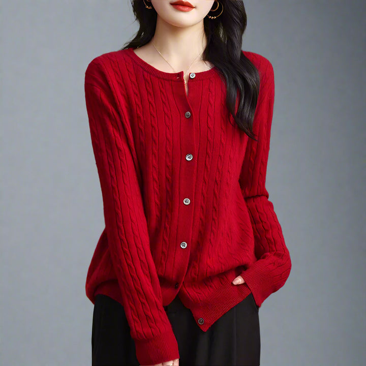 Marlen Button Knit Blazer