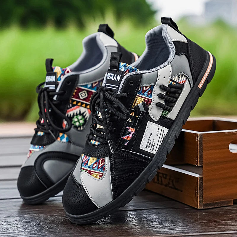 Axiom Patchwork Low Sneakers
