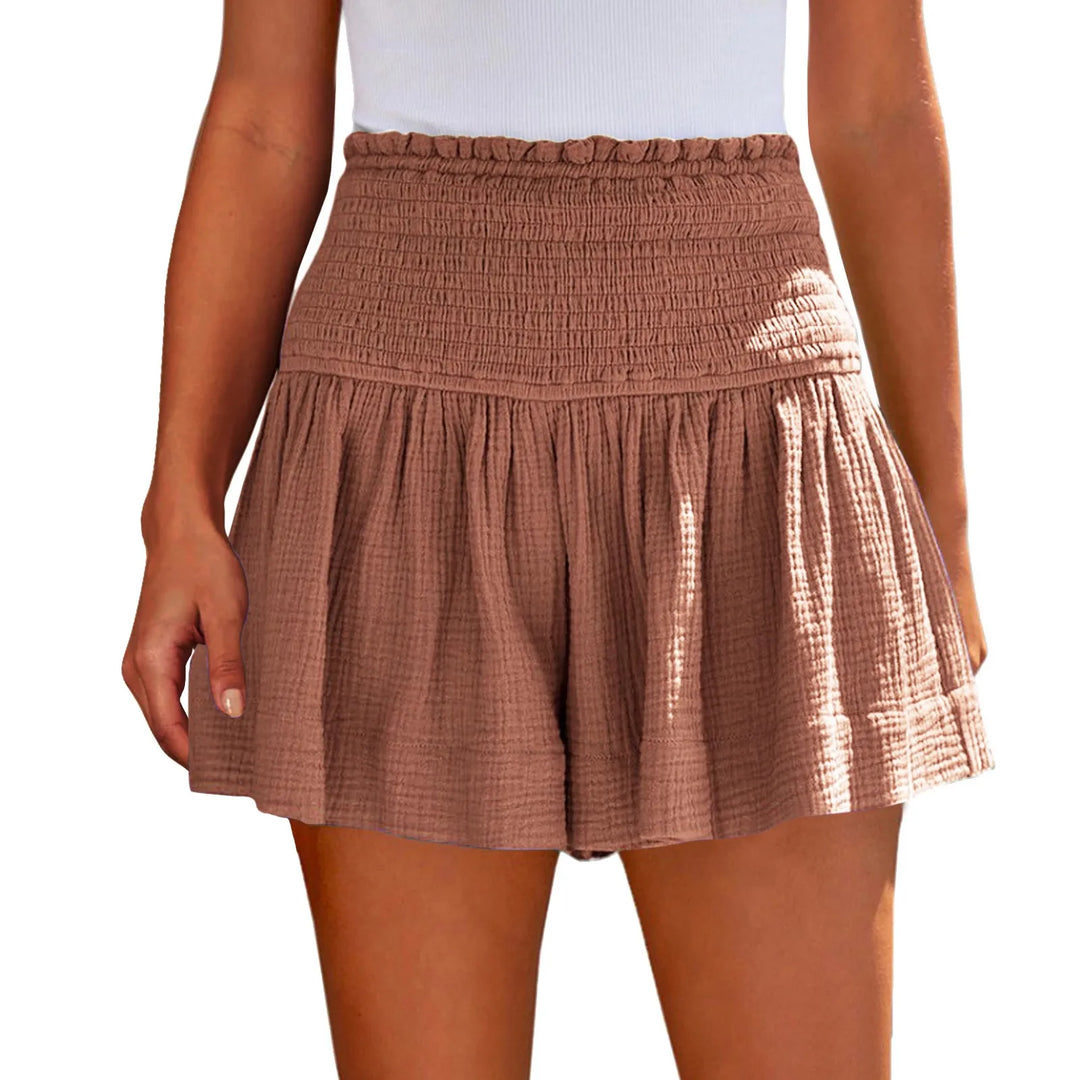 Lioren Cotton Smocked Skirt