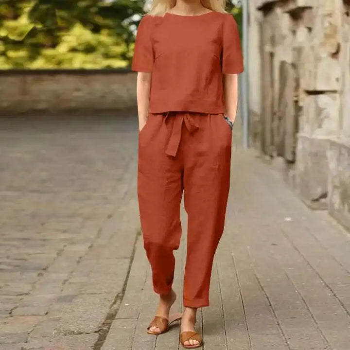Elvara Linen Suit Set