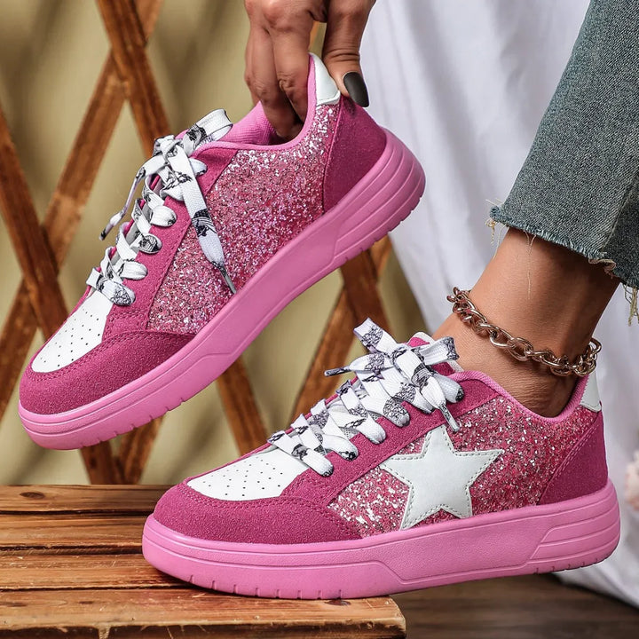 Rosie Star Glitter Sneakers