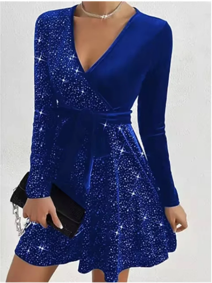 Amaya Sequin Flow Dress