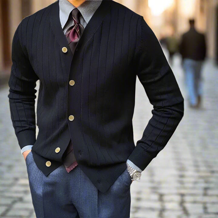 Bruce Tailored Knit Cardigan